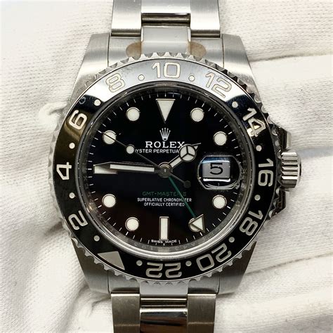 rolex gmt master ii black 116710